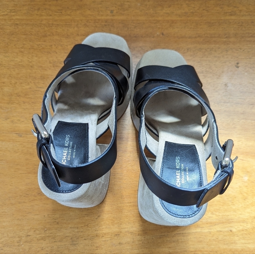 Michael Kors Collection Chunky Platform Leather‎ … - image 4